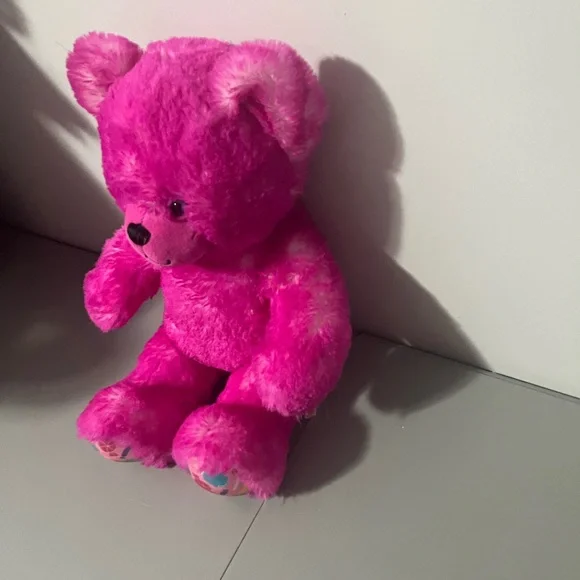 Build-A-Bear Workshop Candy Pop Pink Bear Plush Toy 2018 - Picture 3 of 11